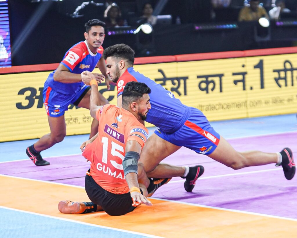 Pkl U Mumba Haryana Steelers Share The Score Khel Kabaddi